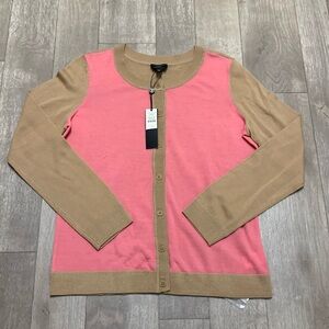 NWT Talbots 100% Merino Wool Casual Lightweight Cardigan Button‎ Up Sweater